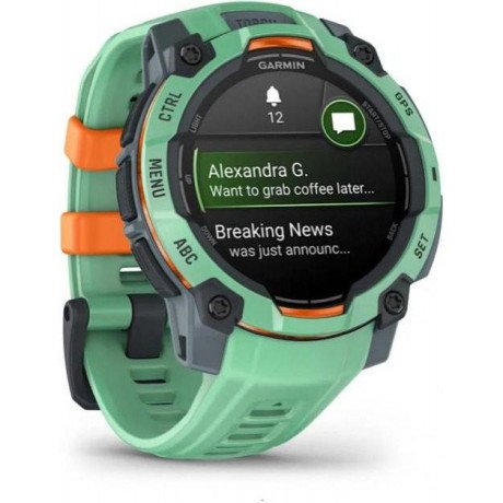 Смарт-годинник Garmin Instinct 3 45mm AMOLED Neo Tropic with Neo Tropic Band (010-02936-01)  Фото №4
