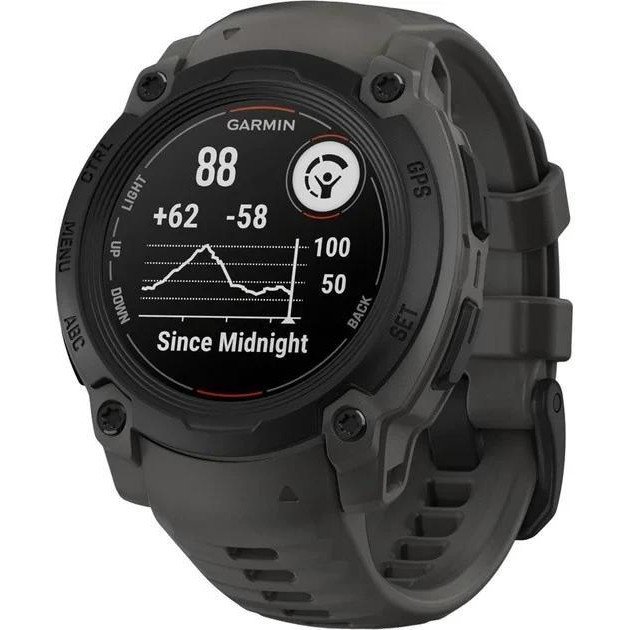 Смарт-часы Garmin Instinct E 40mm Black with Charcoal Band (010-02932-00)  Фото №0