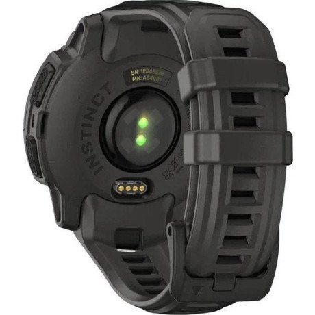 Смарт-годинник Garmin Instinct E 45mm Black with Charcoal Band (010-02933-00)  Фото №2