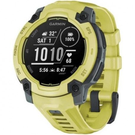 Смарт-годинник Garmin Instinct E 45mm Electric Lime with Electric Lime Band (010-02933-01)  Фото №0