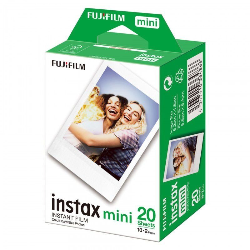 Фотобумага Fujifilm Instax Mini Glossy Instant 46х62 мм 10 х 2 шт (4547410364866)  Фото №0