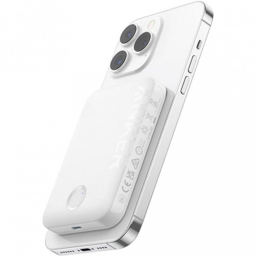 Внешний аккумулятор (павербанк) Anker PowerCore 5K 321 5000 mAh MagGo White (A1616021)