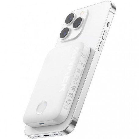 Внешний аккумулятор (павербанк) Anker PowerCore 5K 321 5000 mAh MagGo White (A1616021)