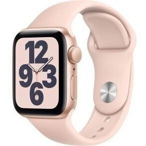 Смарт-годинник Apple Watch SE GPS 40mm Gold Aluminum Case w. Pink Sand Sport B. (MYDN2)  Фото №0