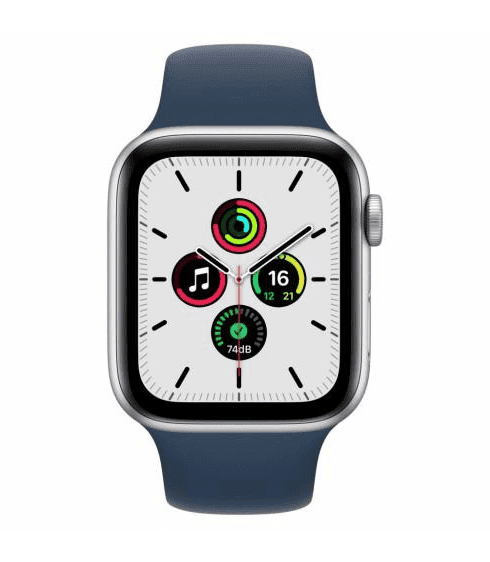 Смарт-годинник Apple Watch SE GPS 40mm Space Gray Aluminum Case with Charcoal Sport Loop (MYE02)