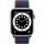 Смарт-часы Apple Watch SE GPS + Cellular 44mm Silver Aluminum Case w. Deep Navy Sport L. (MYEN2)