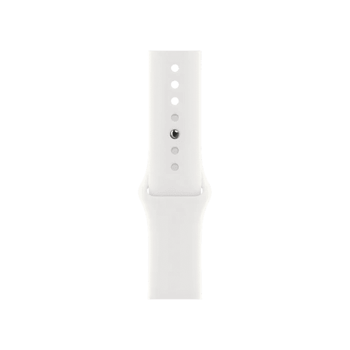 Смарт-годинник Apple Watch SE GPS + Cellular 44mm Silver Aluminum Case with White Sport B. (MYEM2)  Фото №1