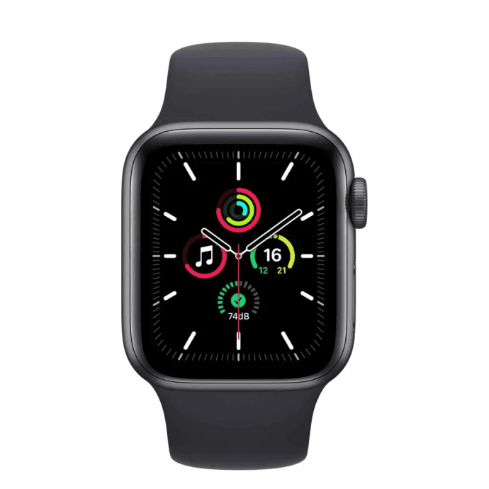 Смарт-часы Apple Watch SE GPS + Cellular 44mm S. Gray Aluminum Case w. Midnight Sport Band (MKRR3)