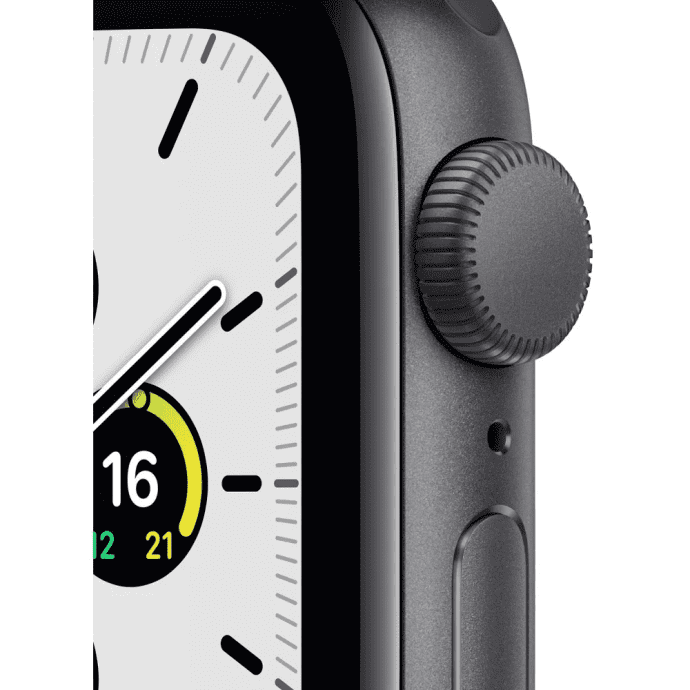 Смарт-часы Apple Watch SE GPS + Cellular 44mm S. Gray Aluminum Case w. Midnight Sport Band (MKRR3)  Фото №0