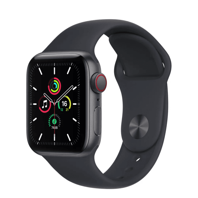 Смарт-часы Apple Watch SE GPS + Cellular 44mm S. Gray Aluminum Case w. Midnight Sport Band (MKRR3)  Фото №5