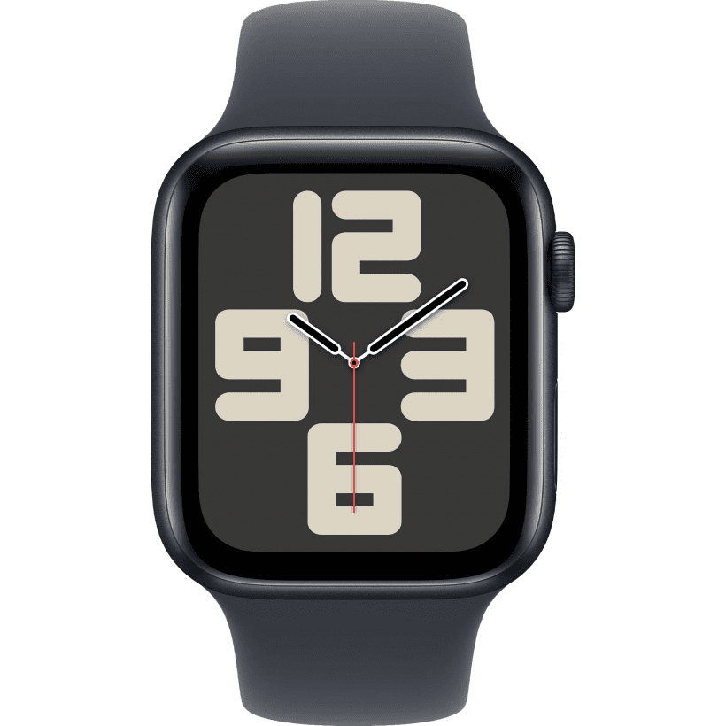 Смарт-часы Apple Watch SE GPS 44mm Space Gray Aluminum Case w. Black Sport B. (MYDT2)