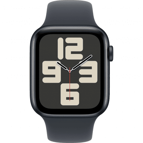 Смарт-часы Apple Watch SE GPS 44mm Space Gray Aluminum Case w. Black Sport B. (MYDT2)