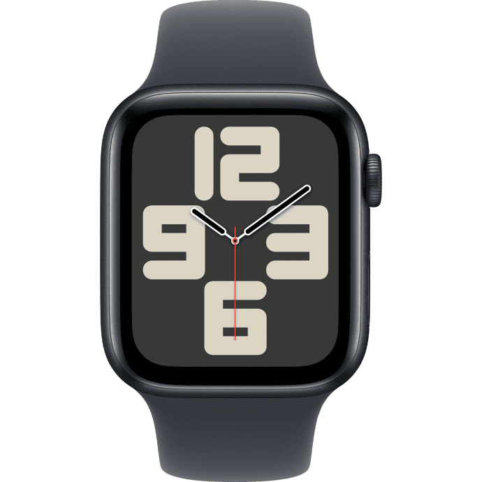 Смарт-годинник Apple Watch SE GPS 44mm Space Gray Aluminum Case w. Black Sport B. (MYDT2)