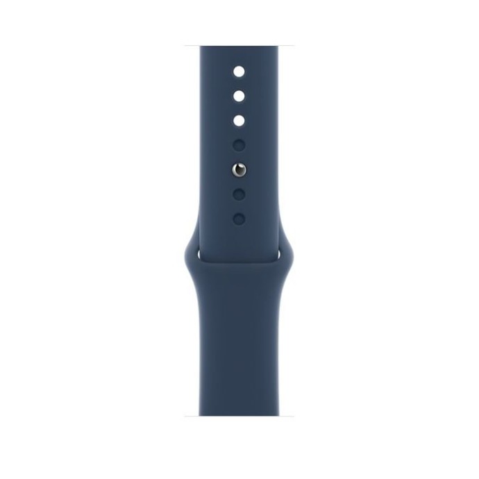 Смарт-годинник Apple Watch SE GPS 44mm Silver Aluminum Case w. Abyss Blue S. Band (MKQ43)  Фото №1