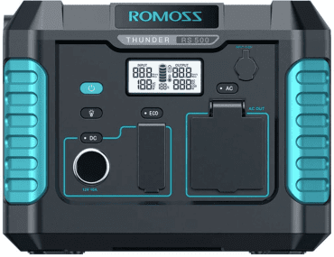 Зарядна станція Romoss RS500 Black Blue (RS500-2B2-G153H)