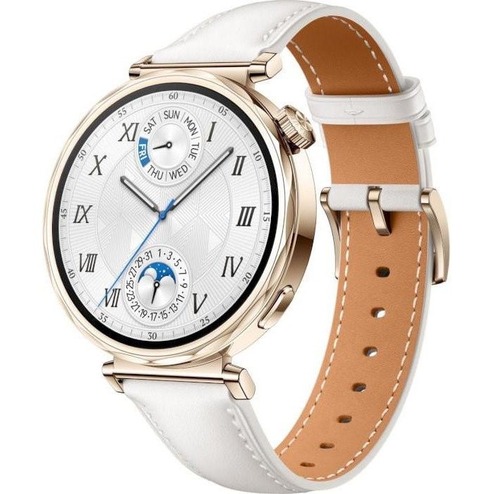 Смарт-часы HUAWEI Watch GT 5 41 мм White Leather (55020DJT)  Фото №0