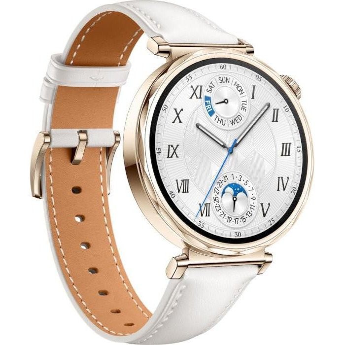 Смарт-часы HUAWEI Watch GT 5 41 мм White Leather (55020DJT)  Фото №1