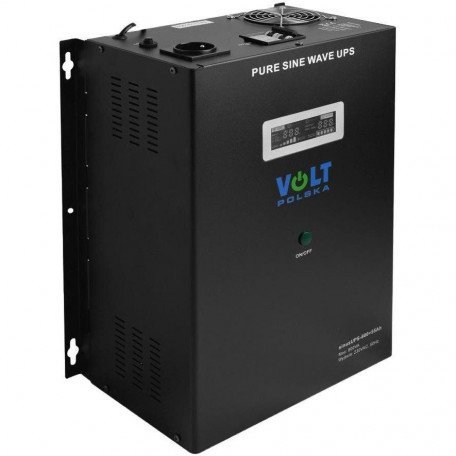 Гибридный ИБП/инвертор Volt Polska SINUS UPS 800 + AKU 55AH 500/800W (3SR800WA55)  Фото №0