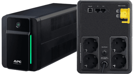 Линейно-интерактивный ИБП APC Back-UPS 900W/1600VA USB Schuko (BX1600MI-GR)  Фото №2