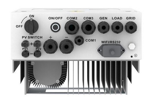 Гібридний сонячний інвертор (hybrid) Deye SUN-5K-SG01LP1-EU WiFi  Фото №2