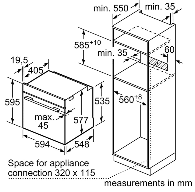 Духовка електрична Bosch HBG7361B1  Фото №8
