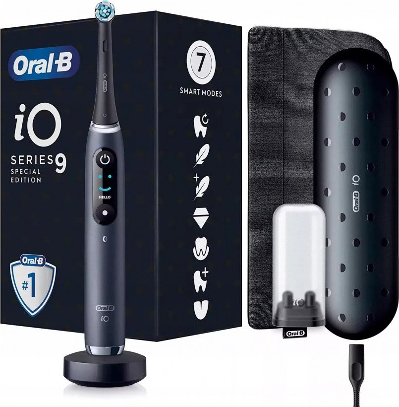 Електрична зубна щітка Oral-B iO Series 9 Special Edition Black Onyx  Фото №1