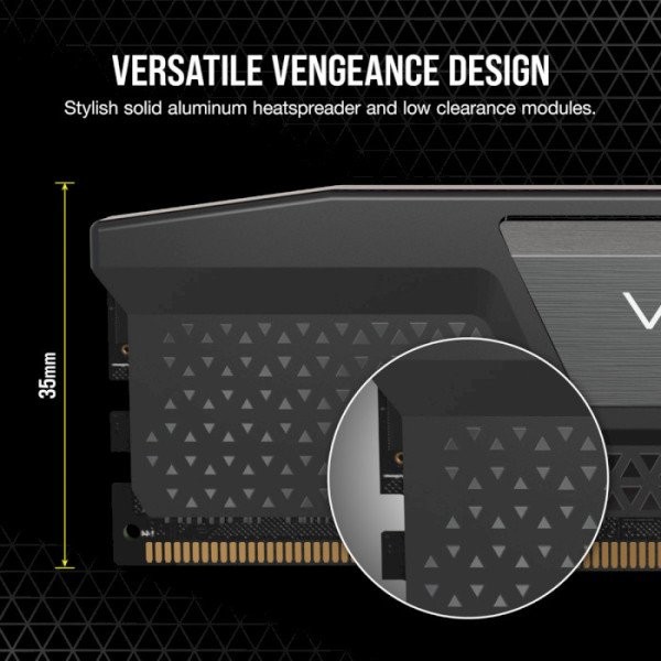 Пам&#039;ять для настільних комп&#039;ютерів Corsair 32 GB (2x16GB) DDR5 6000 MHz Vengeance (CMK32GX5M2B6000C30)  Фото №0