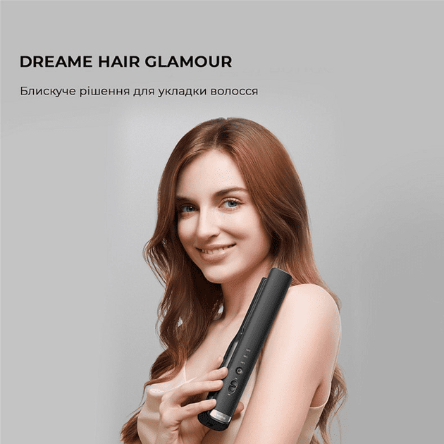 Стайлер (випрямляч) Dreame Unplugged Cordless Hair Straightener Black (AST14A-BK)  Фото №1