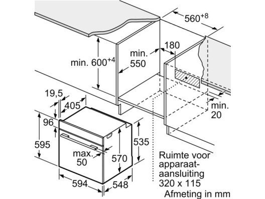 Духовка електрична Bosch HBA372BB0  Фото №5