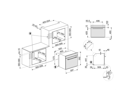 Духовка электрическая SMEG SOP6602TNR  Фото №0