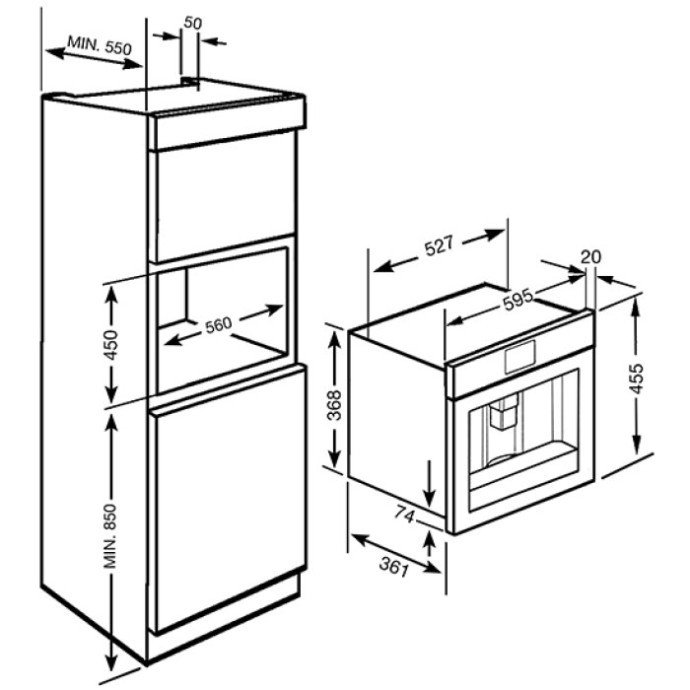 Кавомашина автоматична SMEG CMS4604NR  Фото №0
