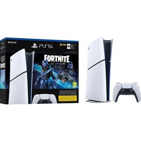 Стаціонарна ігрова приставка Sony PlayStation 5 Slim Digital Edition 1TB Fortnite Cobalt Star Bundle (1000045170)