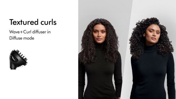 Мультистайлер Dyson Airwrap i.d. multi-styler and driver Curly+Coily Red Velvet/Gold (596928-01)  Фото №4