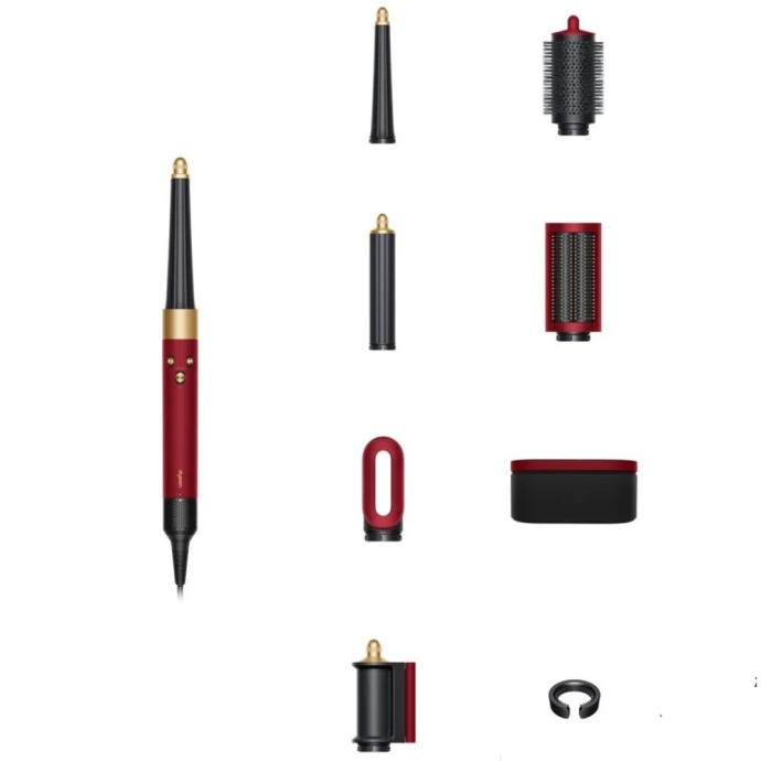 Мультистайлер Dyson Airwrap i.d. HS08 Multi-Styler and Dryer Straight to Wavy - Red Velvet/Gold (596926-01)  Фото №3