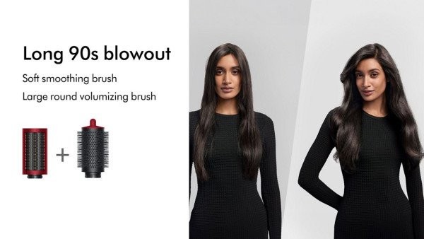 Мультистайлер Dyson Airwrap i.d. HS08 Multi-Styler and Dryer Straight to Wavy - Red Velvet/Gold (596926-01)  Фото №7