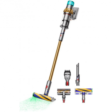 Вертикальний + ручний пилосос (2в1) Dyson V15 Detect Absolute 2023 Gold/Gold (447000-01)