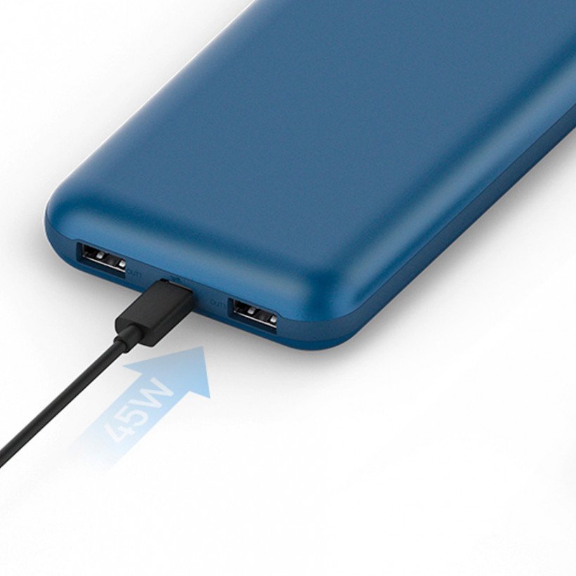 Зовнішній акумулятор (павербанк) ZMI 10 Pro Power Bank 20000mah 65W Blue (QB823) (CN)  Фото №0