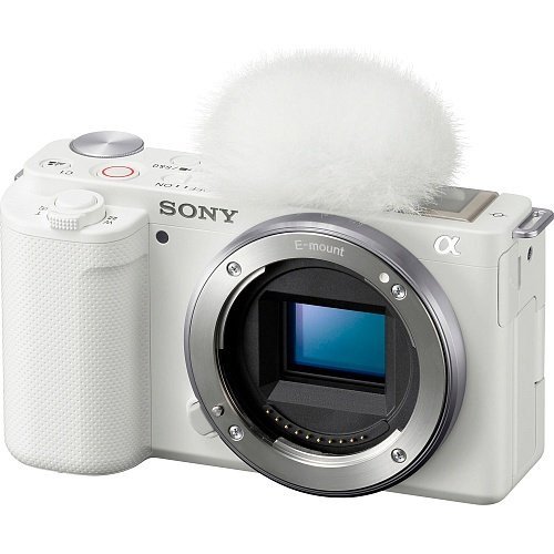 бездзеркальний фотоапарат Sony ZV-E10 body White (ILCZVE10W.CEC)  Фото №0