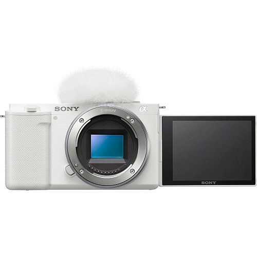 бездзеркальний фотоапарат Sony ZV-E10 body White (ILCZVE10W.CEC)  Фото №1