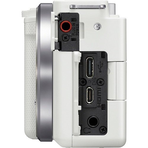 бездзеркальний фотоапарат Sony ZV-E10 body White (ILCZVE10W.CEC)  Фото №4