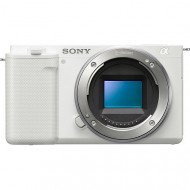 Компактный фотоаппарат со сменным объективом Sony ZV-E10 body White (ILCZVE10W.CEC)
