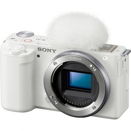 бездзеркальний фотоапарат Sony ZV-E10 body White (ILCZVE10W.CEC)  Фото №0