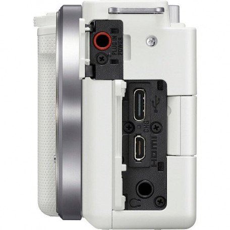 бездзеркальний фотоапарат Sony ZV-E10 body White (ILCZVE10W.CEC)  Фото №4
