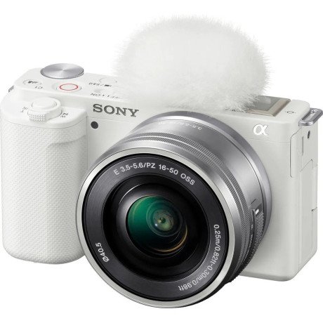 Бездзеркальний фотоапарат Sony ZV-E10 kit (16-50mm) White (ILCZVE10LW.CEC)  Фото №9