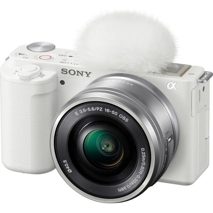 Бездзеркальний фотоапарат Sony ZV-E10 kit (16-50mm) White (ILCZVE10LW.CEC)  Фото №9