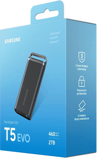SSD накопичувач Samsung T5 EVO 8 TB (MU-PH8T0S)  Фото №8