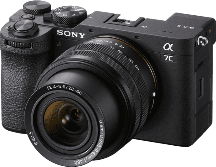 Беззеркальный фотоаппарат Sony Alpha A7C II kit (28-60mm) Black (ILCE7CM2LB)  Фото №1