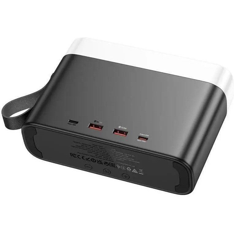 Внешний аккумулятор (павербанк) Hoco J94A Masterful 50000mAh 22.5W Black  Фото №2