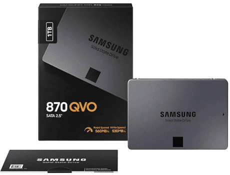 SSD накопитель Samsung 870 QVO 4 TB (MZ-77Q4T0BW)  Фото №1