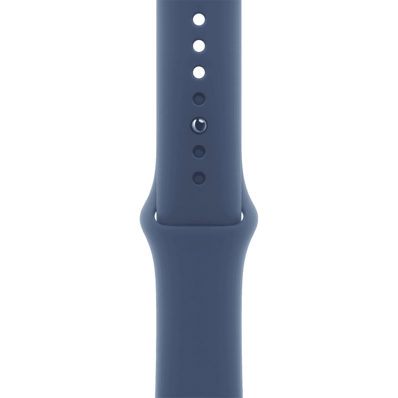 Смарт-годинник Apple Watch SE 2 GPS 44mm Silver Aluminium Case w. Denim Sport Band - M/L (MXER3)  Фото №1
